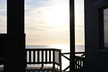 海に沈む太陽