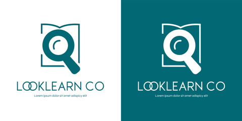 Education/ Learning Centre Simple Logo with book like special design