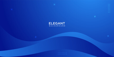 Blue Elegant Background Vector Illustration