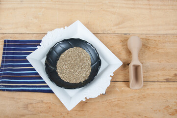 marjoram seasoning on the table