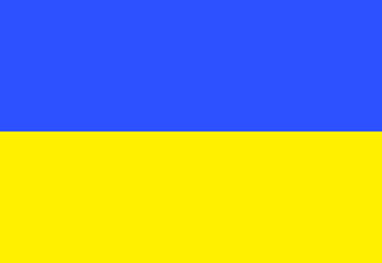 Ukraine country flag graphic illustration