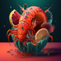 lobster, made with generative AI