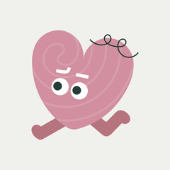 Cartoon character, abstract personage, mascot design, funny avatar, cute icon