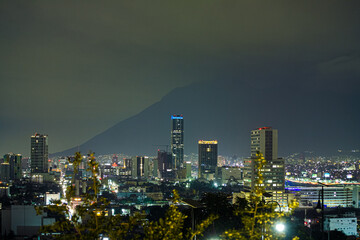 Obraz premium city skyline at night