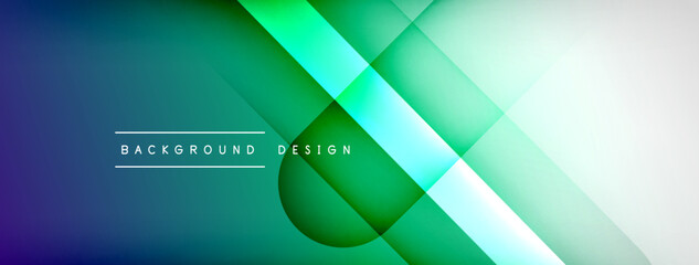 Abstract vector background. Shadow lines and lights with round elements and circles composition. Vector Illustration For Wallpaper, Banner, Background, Card, Book Illustration, landing page