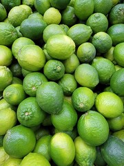 Green Lemons on the basket