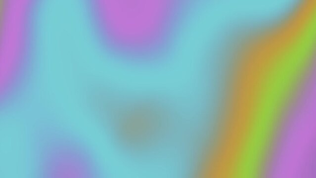 Abstract gradient color movement background animation .Colorful  rainbow bright  gradient abstract moving background.