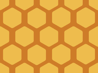 Yellow Honeycombs Textiles and Surface Design Seamless Repeat Pattern Design Eps Vector