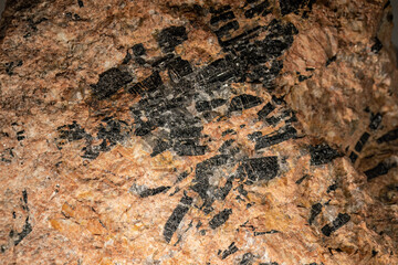 Detail of the structure of the orthogneis stone.