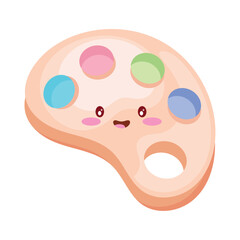 paint pallete kawaii style