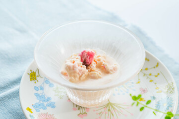 桜のアイスクリーム