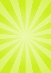 集中線　シンプル　使いやすい 　縦　緑　黄緑