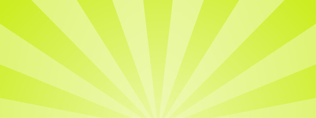 集中線　シンプル　使いやすい　横　横長　緑　黄緑