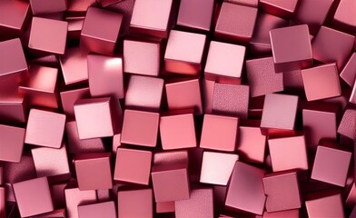 Pink blocks patterned background 