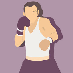 Fototapeta premium Two similar people looking at each other directly. 