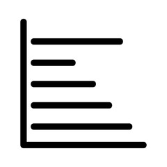 bar chart icon or logo isolated sign symbol vector illustration - high quality black style vector icons
