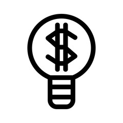 Obraz premium business ideas icon or logo isolated sign symbol vector illustration - high quality black style vector icons 
