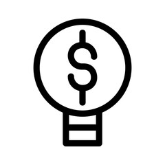 business ideas icon or logo isolated sign symbol vector illustration - high quality black style vector icons
