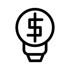 business ideas icon or logo isolated sign symbol vector illustration - high quality black style vector icons
