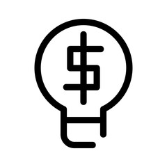 business ideas icon or logo isolated sign symbol vector illustration - high quality black style vector icons
