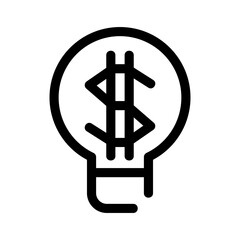 business ideas icon or logo isolated sign symbol vector illustration - high quality black style vector icons
