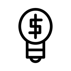 business ideas icon or logo isolated sign symbol vector illustration - high quality black style vector icons
