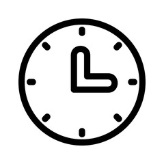 clock icon or logo isolated sign symbol vector illustration - high quality black style vector icons
