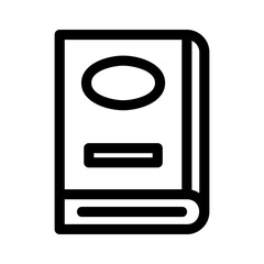 closed book icon or logo isolated sign symbol vector illustration - high quality black style vector icons
