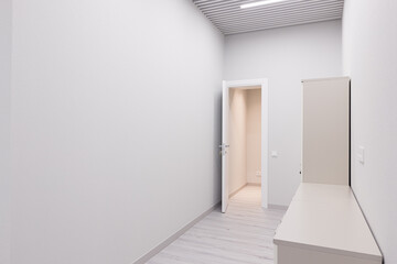 Empty office after renovation with new furniture