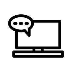 communication icon or logo isolated sign symbol vector illustration - high quality black style vector icons
