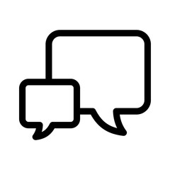 Fototapeta premium conversation icon or logo isolated sign symbol vector illustration - high quality black style vector icons 