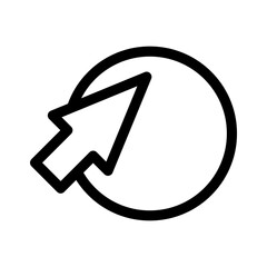 cursor icon or logo isolated sign symbol vector illustration - high quality black style vector icons
