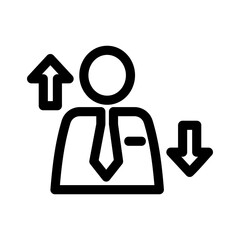 decision icon or logo isolated sign symbol vector illustration - high quality black style vector icons
