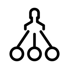 hierarchy icon or logo isolated sign symbol vector illustration - high quality black style vector icons
