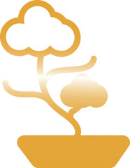 Bonsai Japanese Icon Element