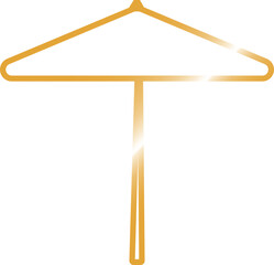 Umbrella Japanese Icon Element
