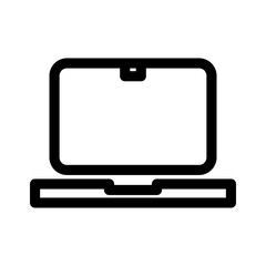 laptop icon or logo isolated sign symbol vector illustration - high quality black style vector icons
