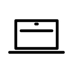 laptop icon or logo isolated sign symbol vector illustration - high quality black style vector icons
