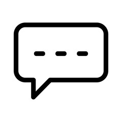 Fototapeta premium message icon or logo isolated sign symbol vector illustration - high quality black style vector icons 