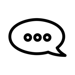 message icon or logo isolated sign symbol vector illustration - high quality black style vector icons
