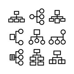 organization icon or logo isolated sign symbol vector illustration - high quality black style vector icons
