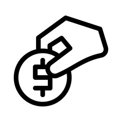 pay icon or logo isolated sign symbol vector illustration - high quality black style vector icons
