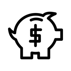 savings icon or logo isolated sign symbol vector illustration - high quality black style vector icons
