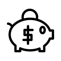 Fototapeta premium savings icon or logo isolated sign symbol vector illustration - high quality black style vector icons 