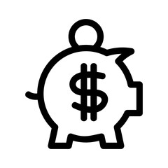 savings icon or logo isolated sign symbol vector illustration - high quality black style vector icons
