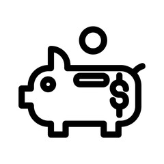 savings icon or logo isolated sign symbol vector illustration - high quality black style vector icons
