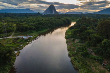 Naklejka premium Landscape of Sarawak