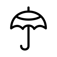 umbrella icon or logo isolated sign symbol vector illustration - high quality black style vector icons
