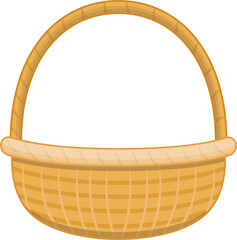 Brown Basket Flat Icon PNG