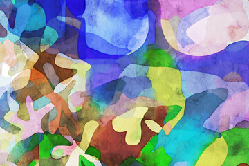 Beautiful colorful abstract geometric texture